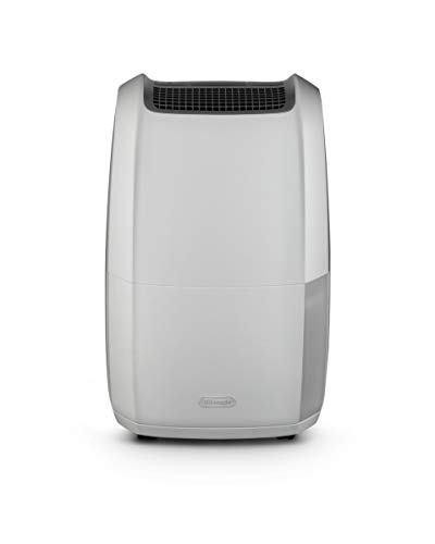 De'Longhi DDSX220 AriaDry Déshumidificateur d'air pour maison, 436 W, 20 litres, 44 décibels,...