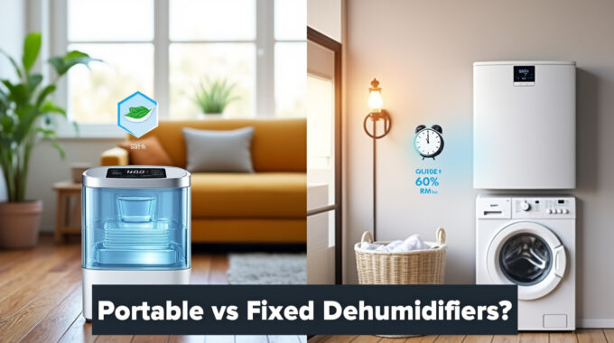 Découvrez Les Différences Entre Déshumidificateurs Portables Et Fixes Pour Faire Le Choix Adapté à Vos Besoins. Analysez Les Avantages, Inconvénients, Et Conseils Pratiques Pour Optimiser L'humidité De Votre Intérieur.